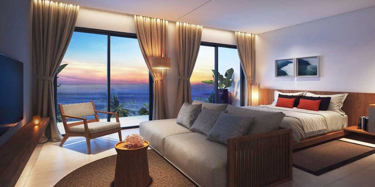 Phòng ngủ căn hộ condotel dự án Cam Ranh Bay