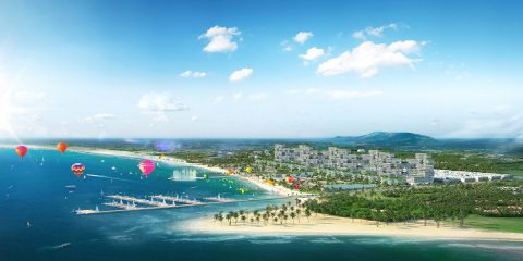 Dự án Thanh Long Bay được tập đoàn Nam Group phát triển tổ hợp du lịch giải trí nghỉ dưỡng và thể thao biển đẳng cấp quốc tế