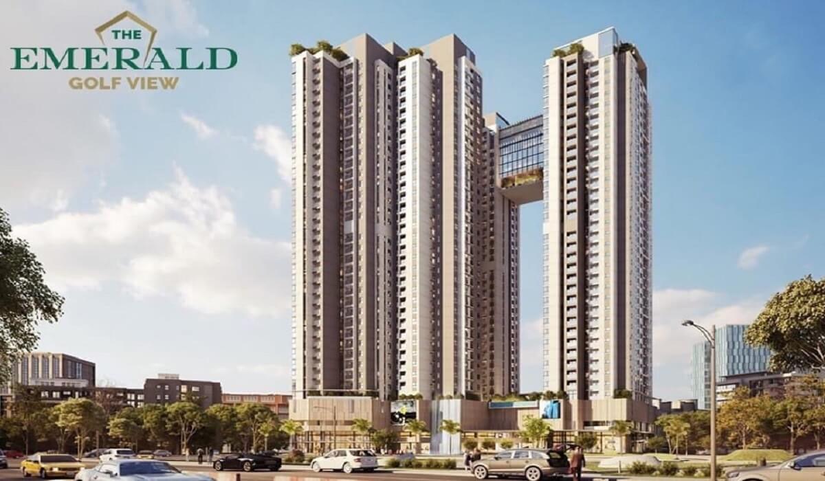 phối cảnh dự án emerald golf view bình dương