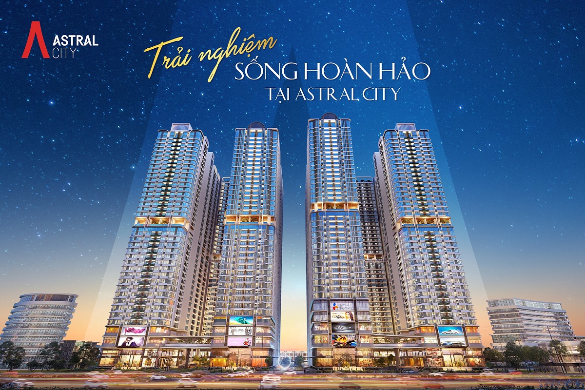 Phối cảnh Dự án căn hộ Astral City Phát Đạt Thuận An