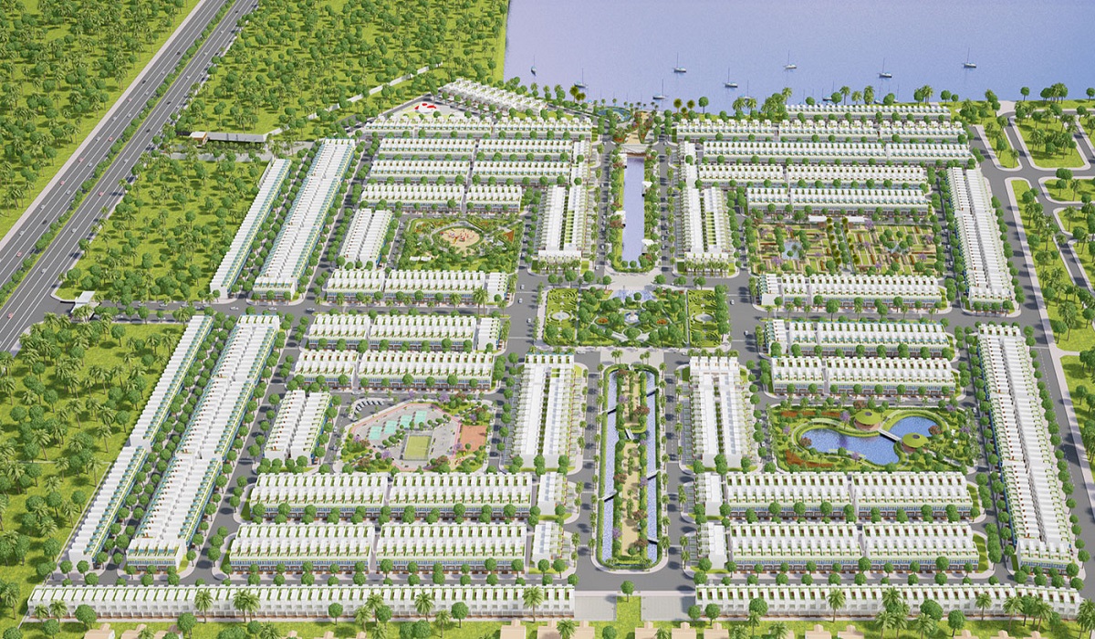 phoi canh du an saigon villge can giuoc long an