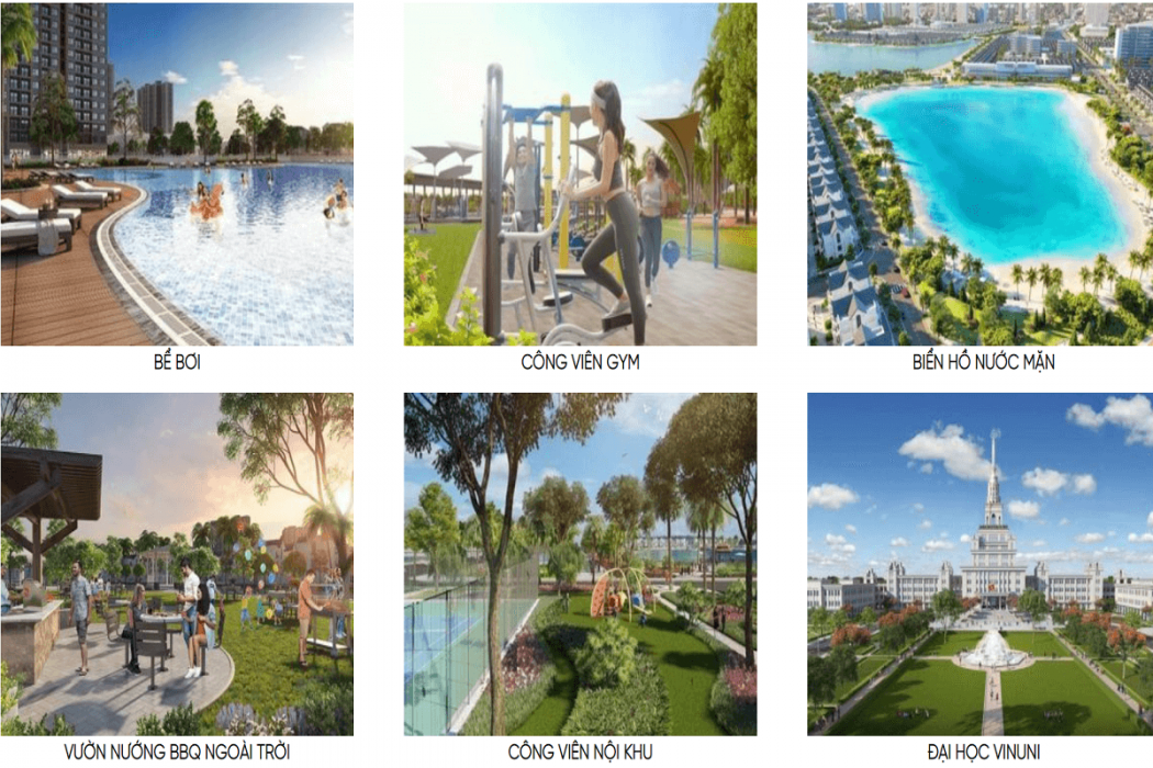 Tien ich Vinhome Ocean Park đa dạng chức năng và đẳng cấp