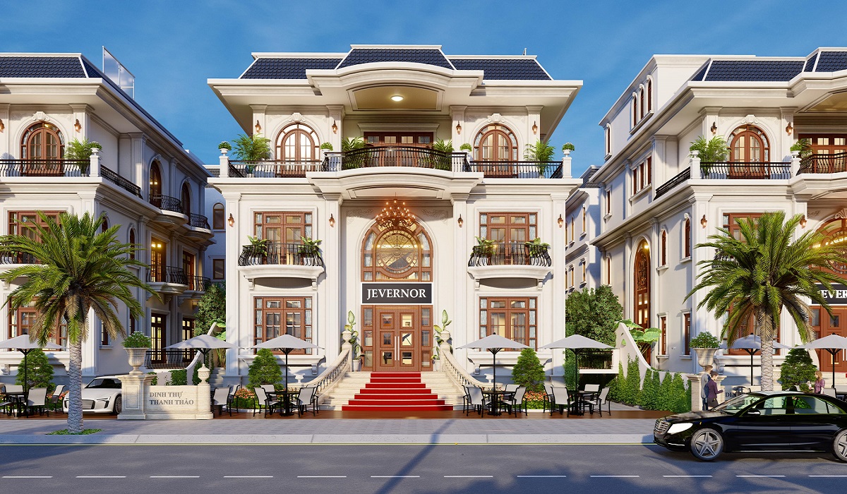Phối cảnh Dinh thự ven sông Vạn phúc Mansion